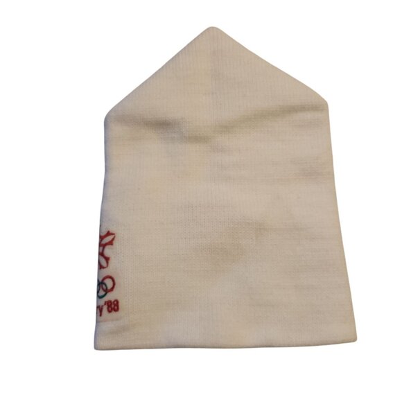 Calgary 88 Winter Olympics Hat Beanie Shell Winter Hat Canada Official Toque - Picture 5 of 8